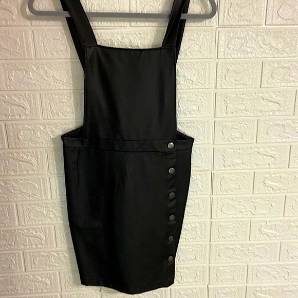 Leather Skirted Overall - Picture 1 of 1